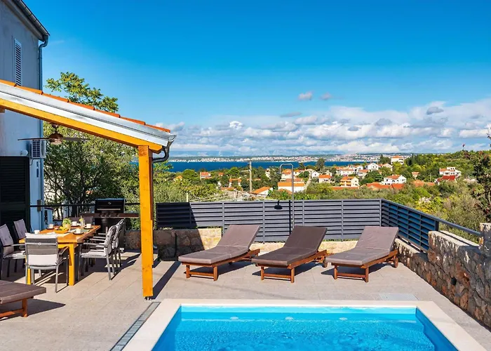 펜션 My Dalmatia - Sea View Nana With Private Swimming Pool *
