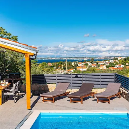 בית נופש My Dalmatia - Sea View Nana With Private Heated Pool *