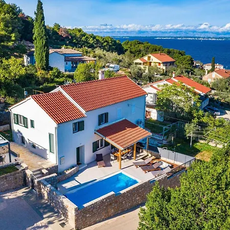 Nyaraló My Dalmatia - Sea View Nana With Private Heated Pool